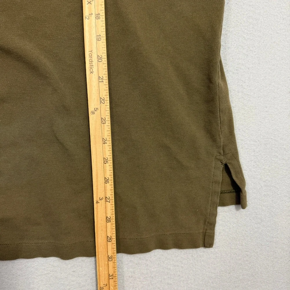 Polo Ralph Lauren Polo Men's XL Brown Long Sleeve Pique Cotton Vintage Preppy